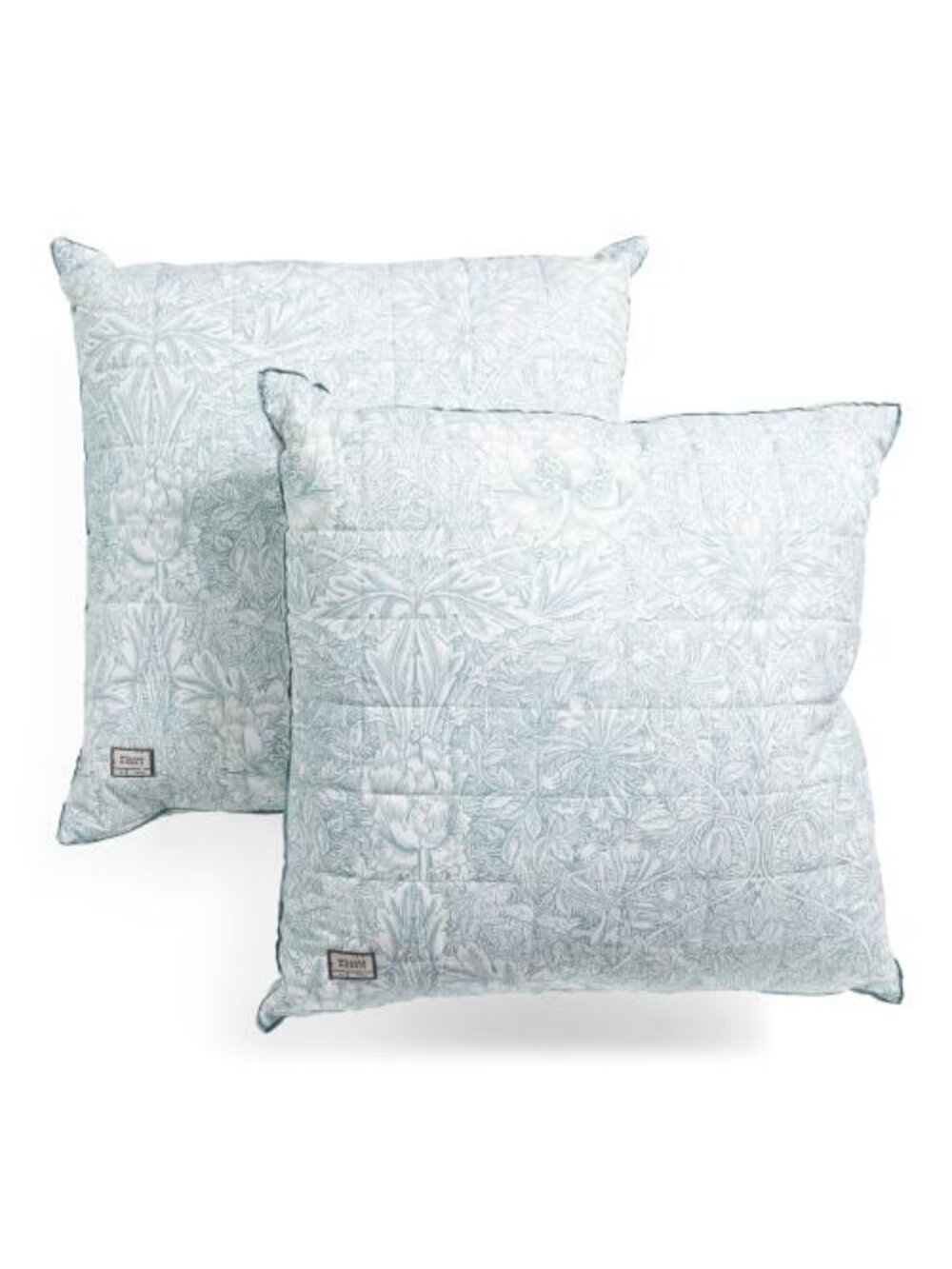 WILLIAM MORRIS 2pk 24x24 Floral Euro Pillows